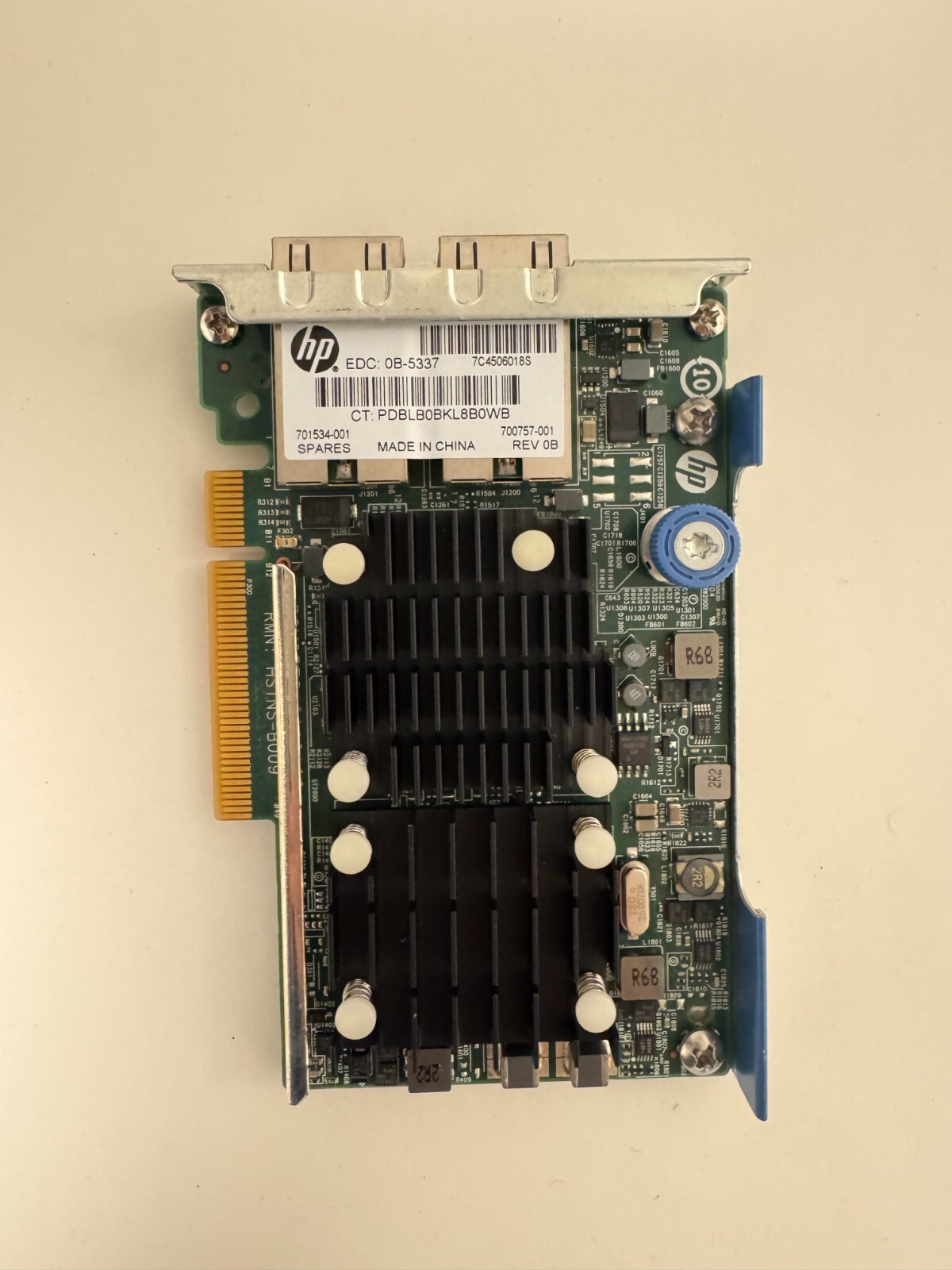 HP 533FLR-T Flex Fabric 10GB 2-Port Network Interface Card PN: 701534-001