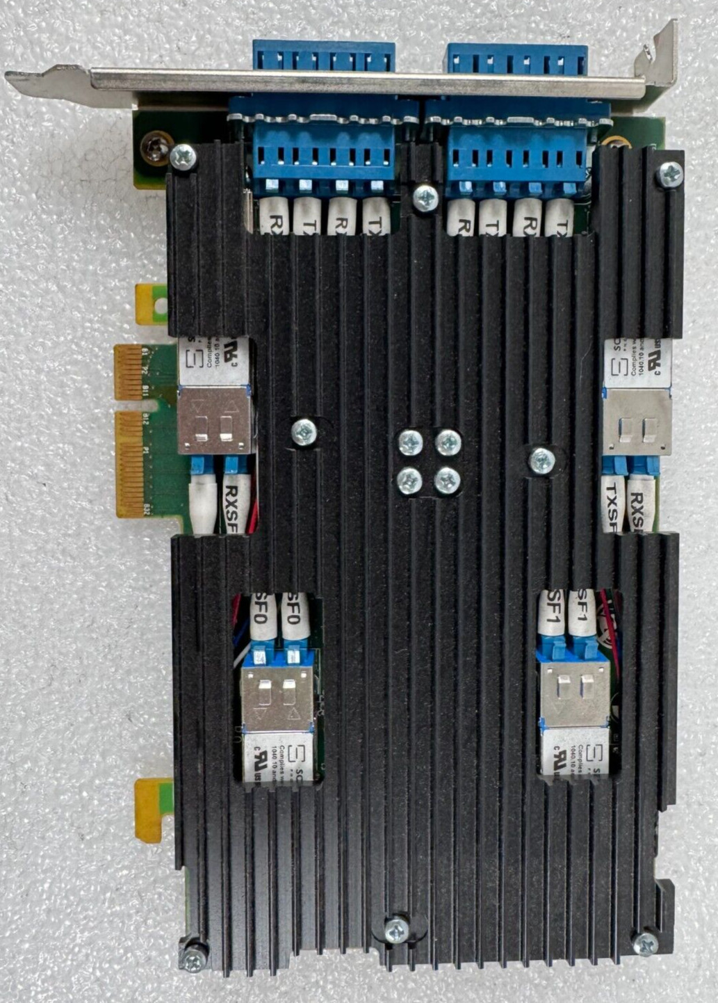 SILICOM PE2G4BPFI80-LX-SD-G Intel 82580 1GbE 4-Port PCI-Express 2.0x4 NIC Bypass