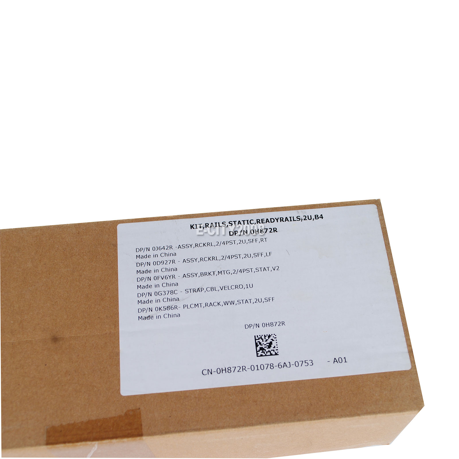RAIL KIT 2U DELL R720 R730 ...0H872R, 0J642R, 0D927R, 0K586R - NEW -  For DELL