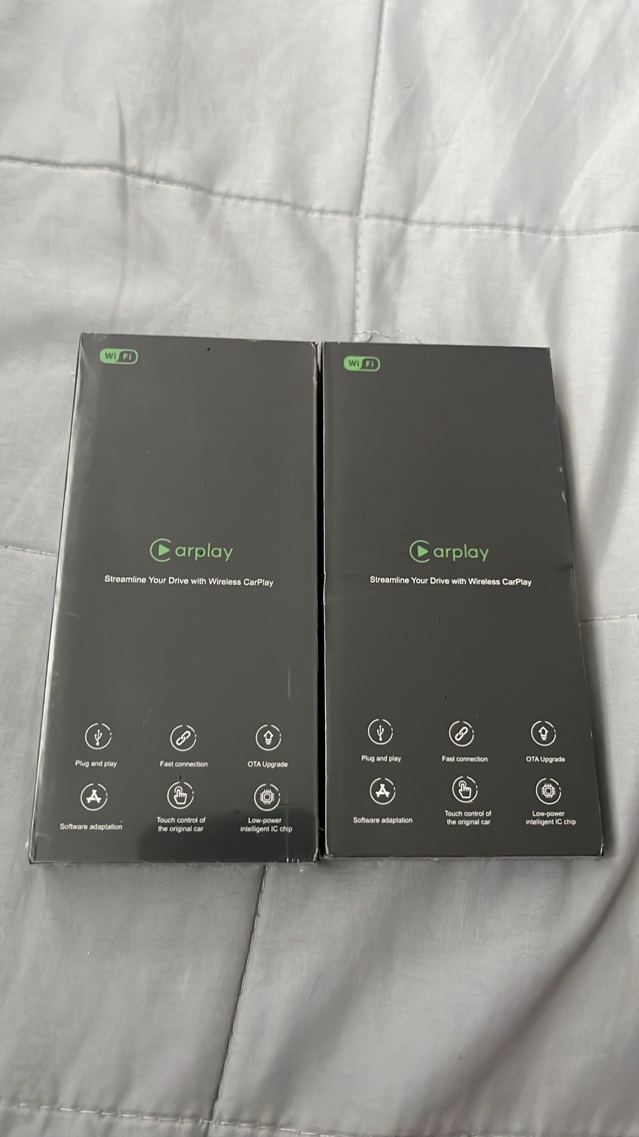 Wireless CarPlay Adapter – Brand New Sealed – USB-C/USB-A