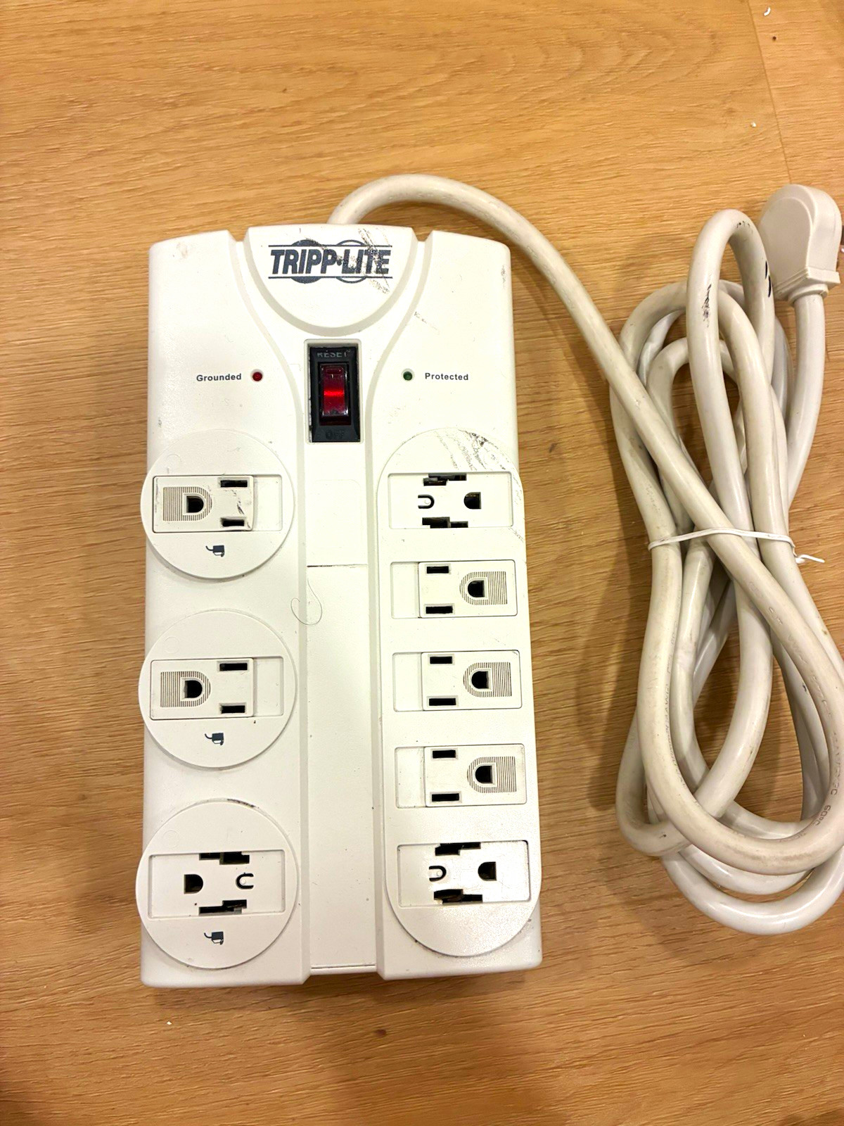 Tripp Lite TLP8834 8-Outlet Surge Protector 12 ft Cord 1880J 120V 15A