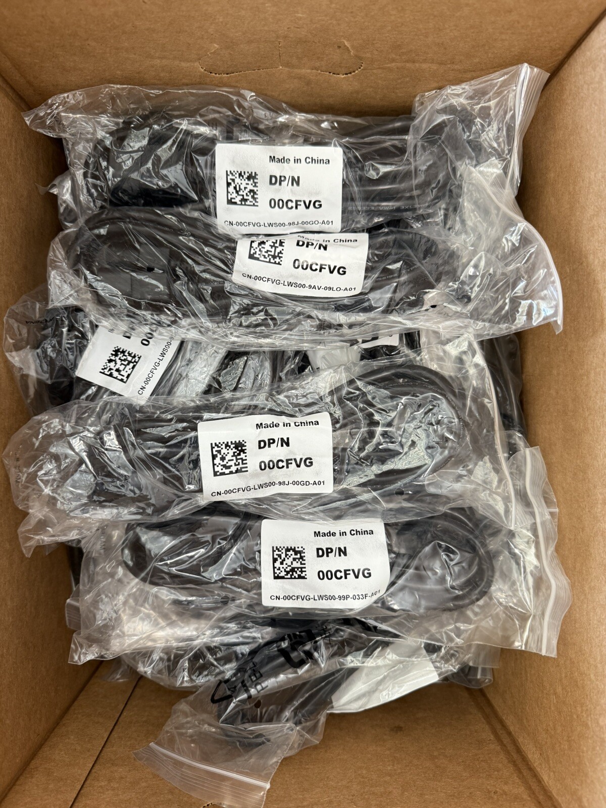 10 LOT- New 0CFVG 2M 6' 16AWG-3C PDU Power Cables, C13 to C14 straight
