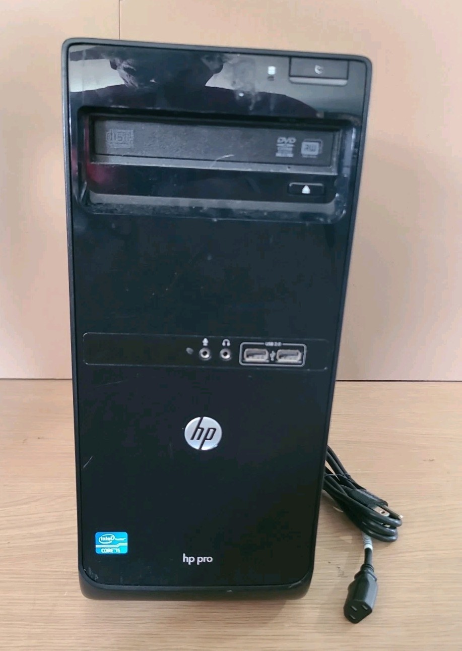 HP Pro 3500, i5-3470, 3.20 GHz. 8GB Ram, 1 TB HD, Win 10 PRO. NO WIFI