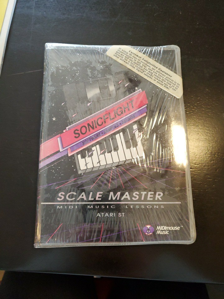 NEW Vintage Atari ST Midi Music Lessons Sonicflight Note Wizard Chord Magic 