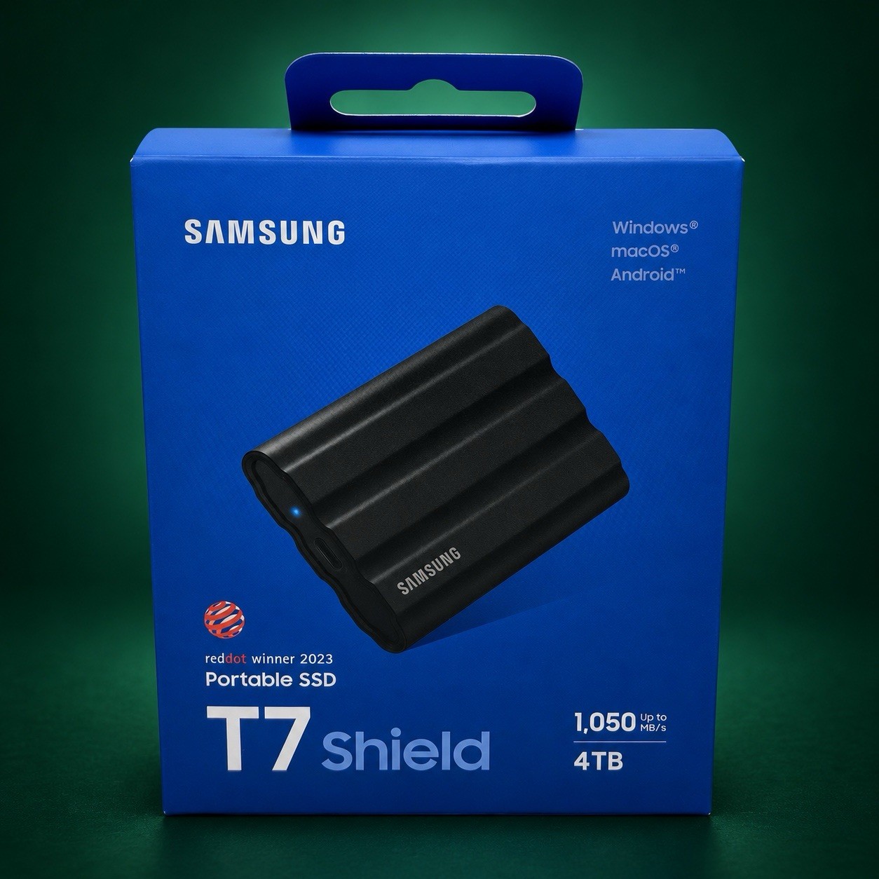NEW SEALED, NEVER OPENED  Samsung Portable SSD T7 Shield 4TB