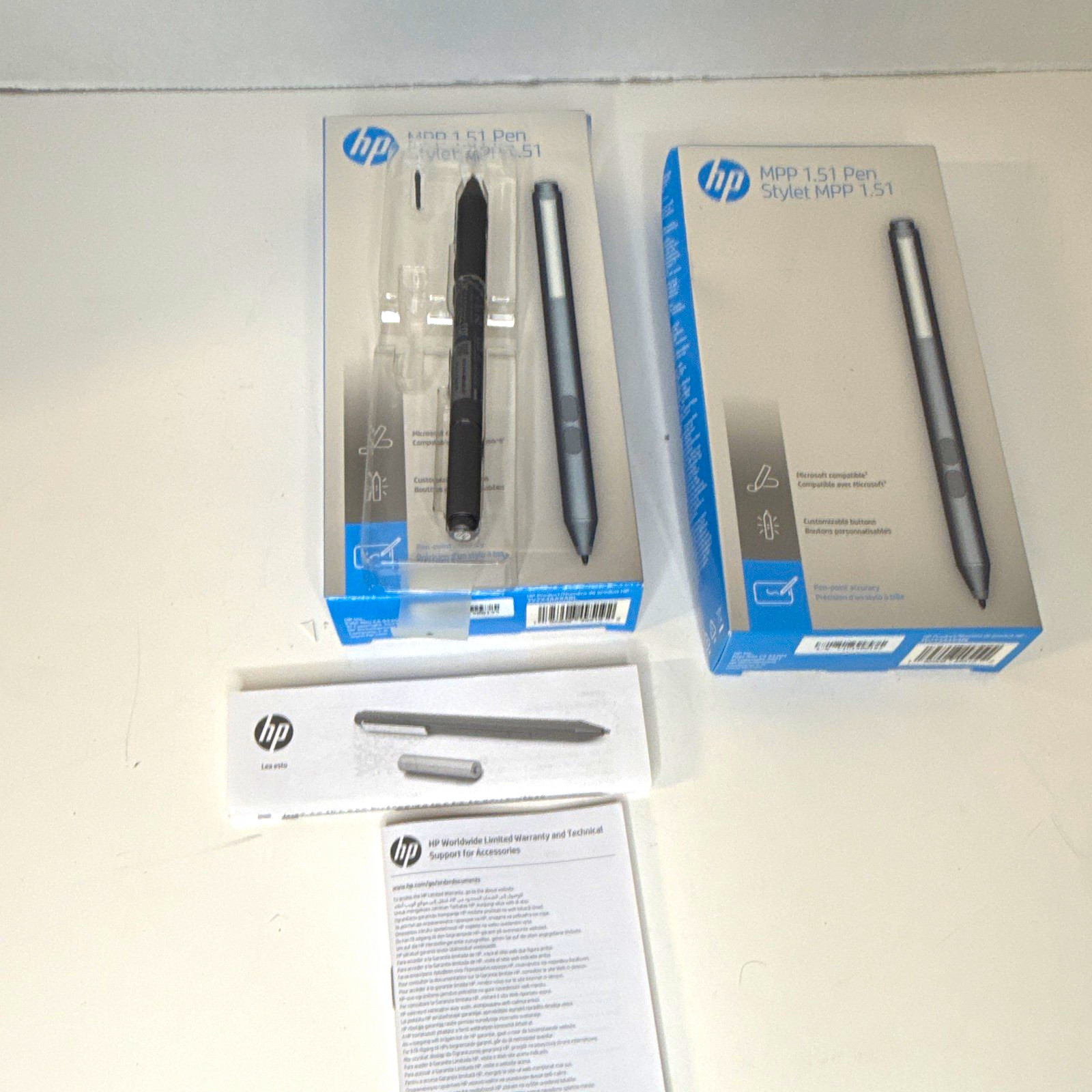 HP MPP 1.51 Active Stylus Pen Gray for Microsoft, Pressure Sensitive M55295-001