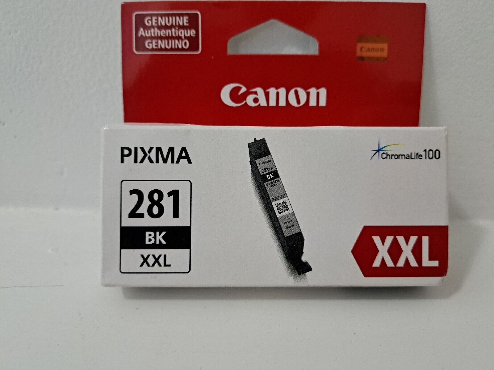 Geniune Canon Cli-281 Xxl Ink Cartridge - Black New Sealed 