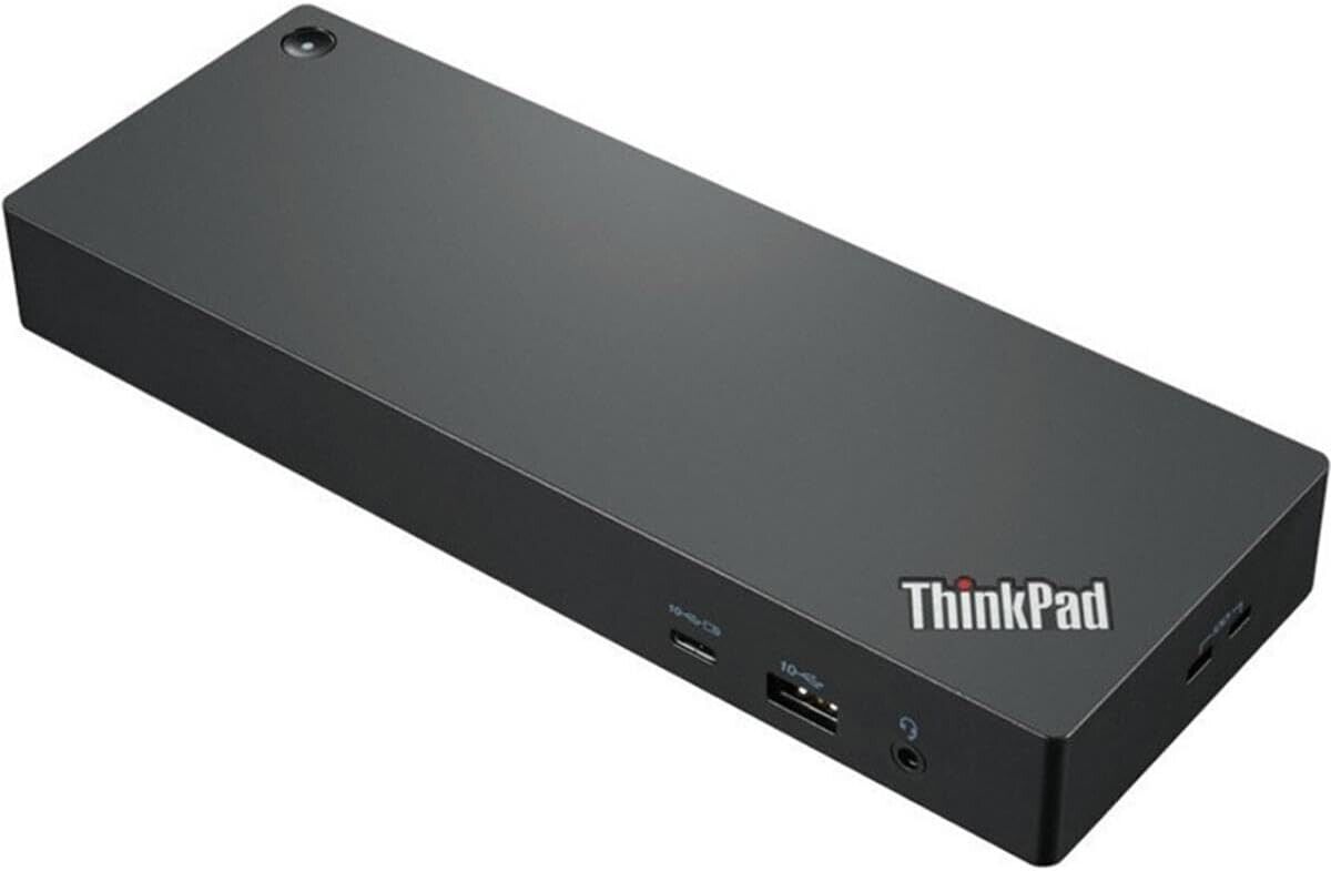 Lenovo ThinkPad Thunderbolt 4 Workstation Dock - Black/Red, US Plug (40B00300US)