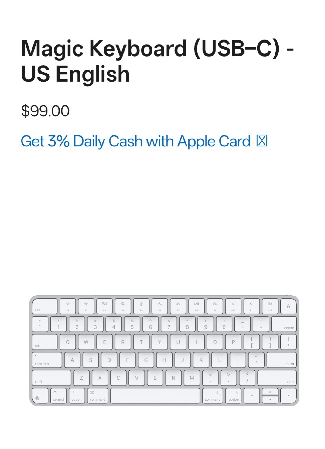 Apple Magic Keyboard - US English NEW, UNOPENED