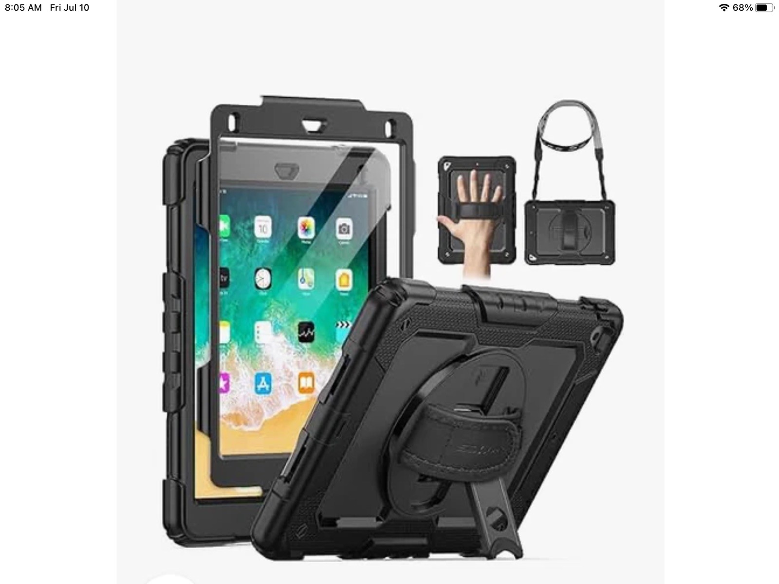 Seymac Rugged Case iPad 5th/6th Gen 9.7 Inch Screen BRAND NEW In Orig Packaging