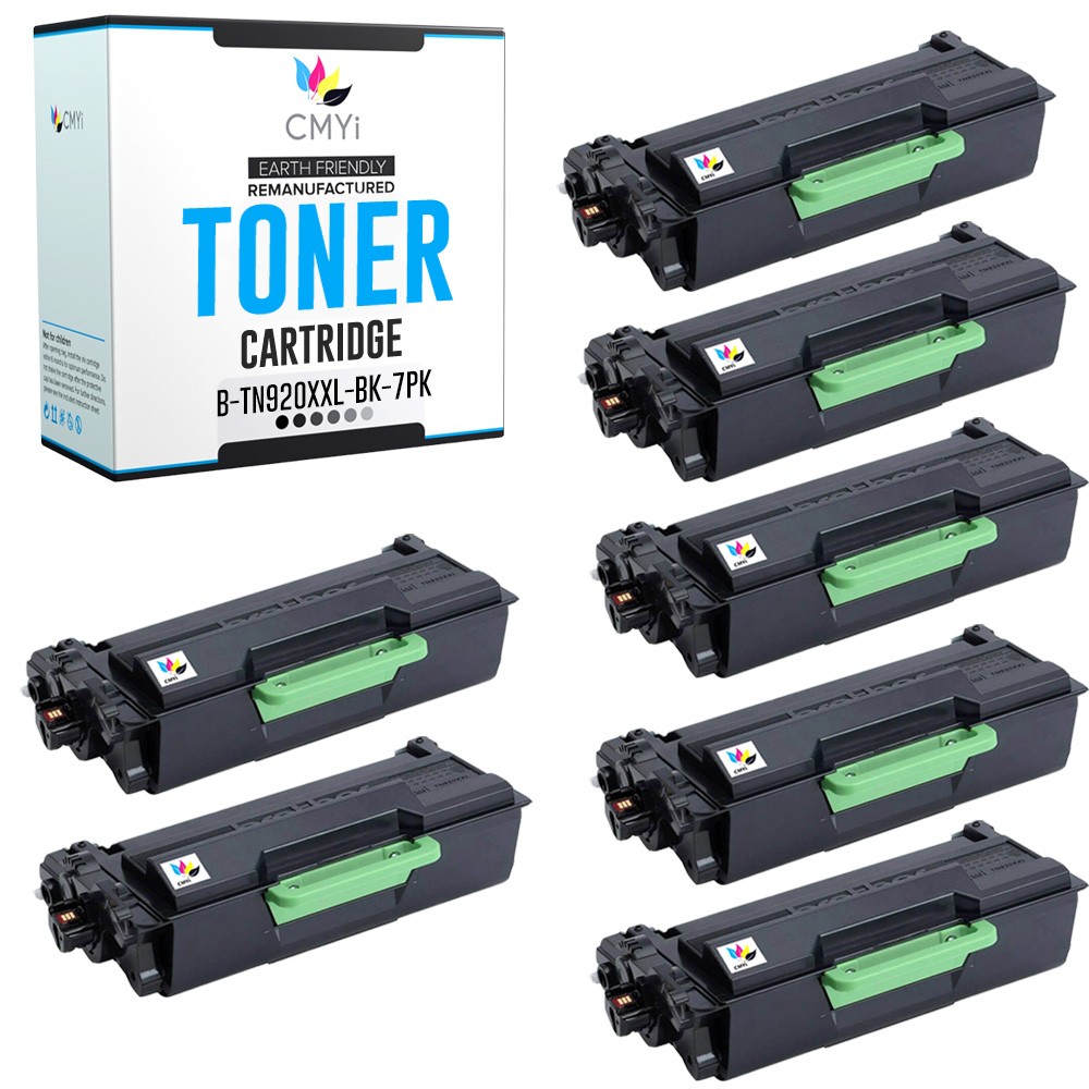 7PK Compatible CMYi TN920XXL Printer Cartridge fits Brother MFC-L5715DW L5717DW