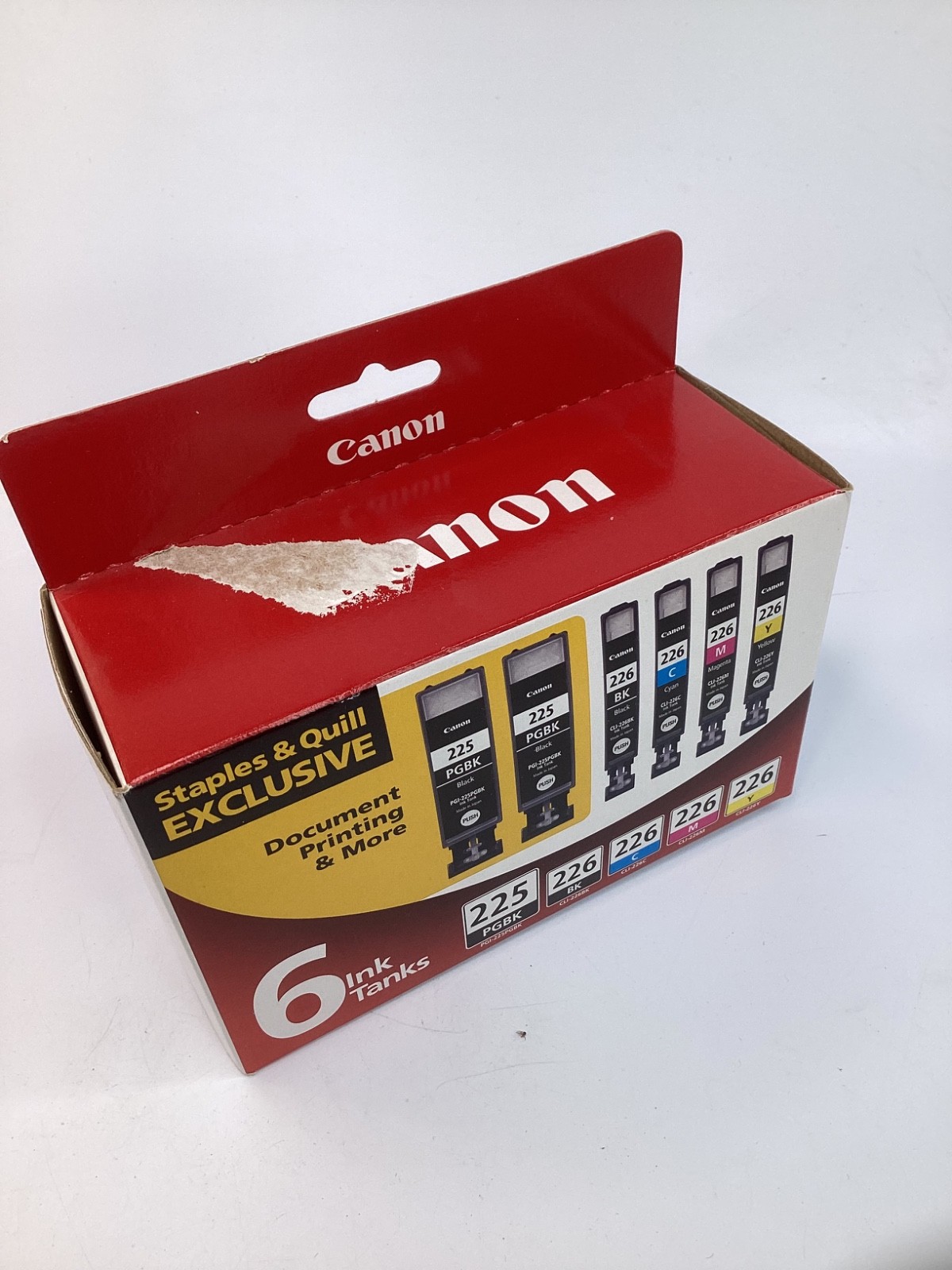 (6 Pack Ink Tanks) New Canon 220/221 Ink Tank Value Multi-pack Genuine OEM (L13)