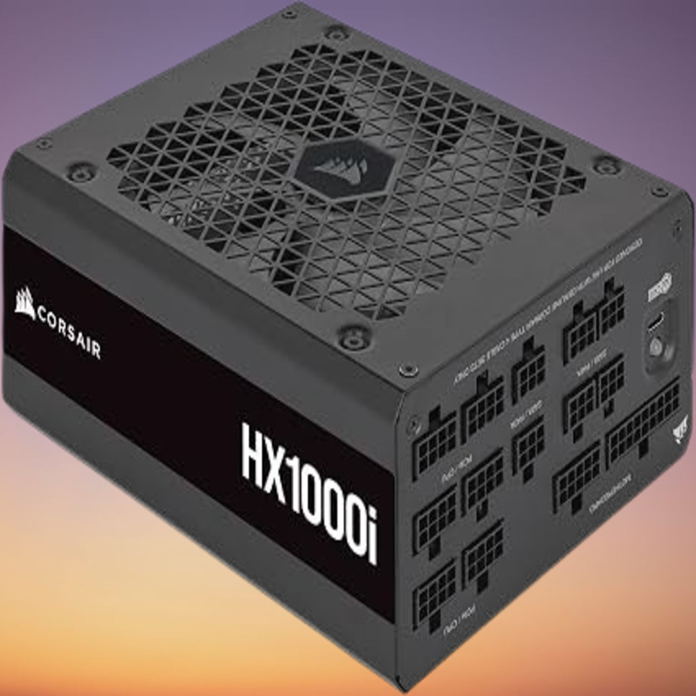 Corsair HX1000i 1000W ATX3.1 Platinum Modular iCUE PSU Black