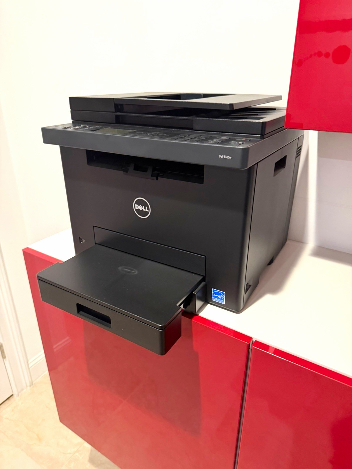 Dell E525w Color Laser All-In-One Wireless Scan Copy Fax 18ppm 600dpi A4