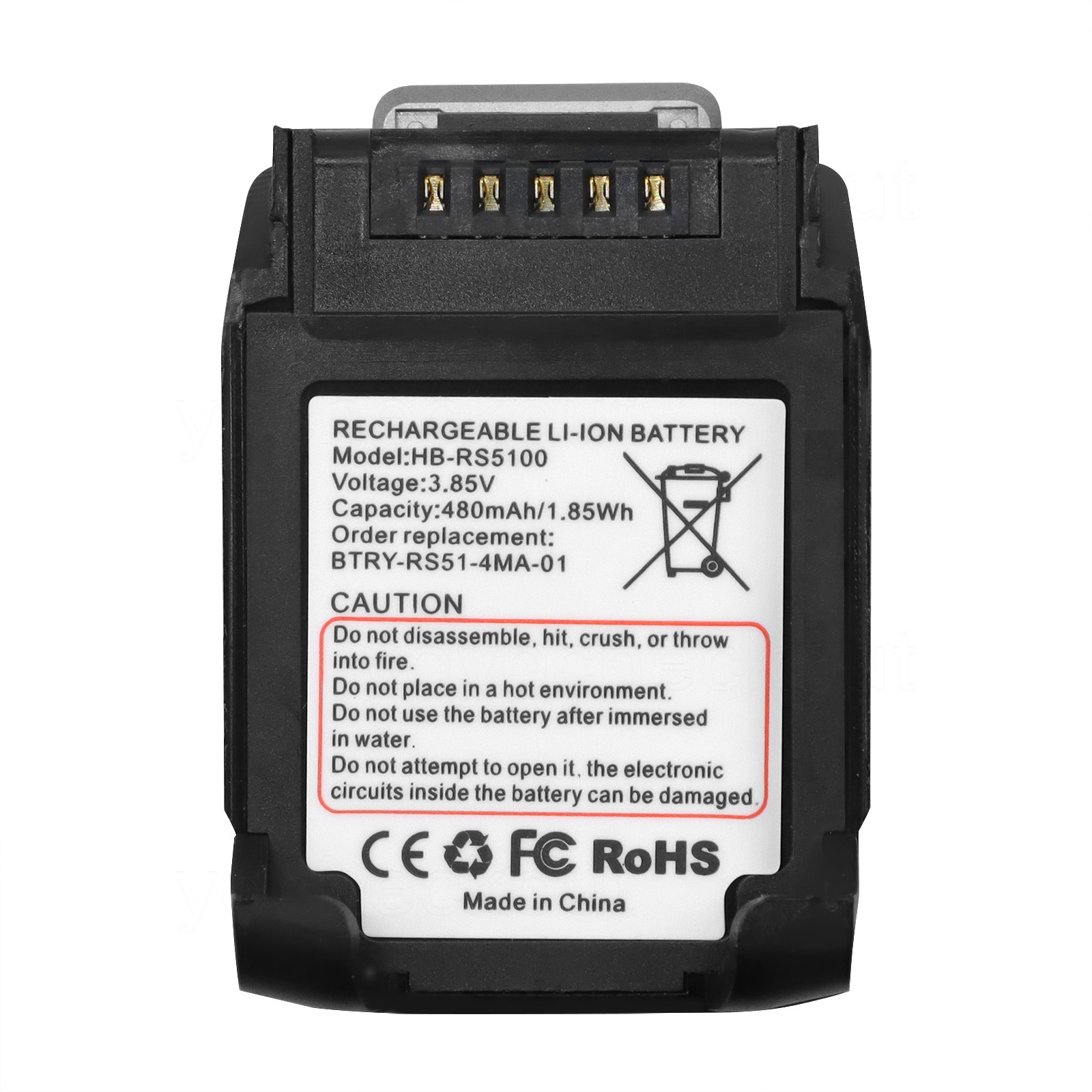 For Zebra RS51 RS5100 RS61 RS6100 RSBT5 Replacment Battery BT-000397 BT-000398