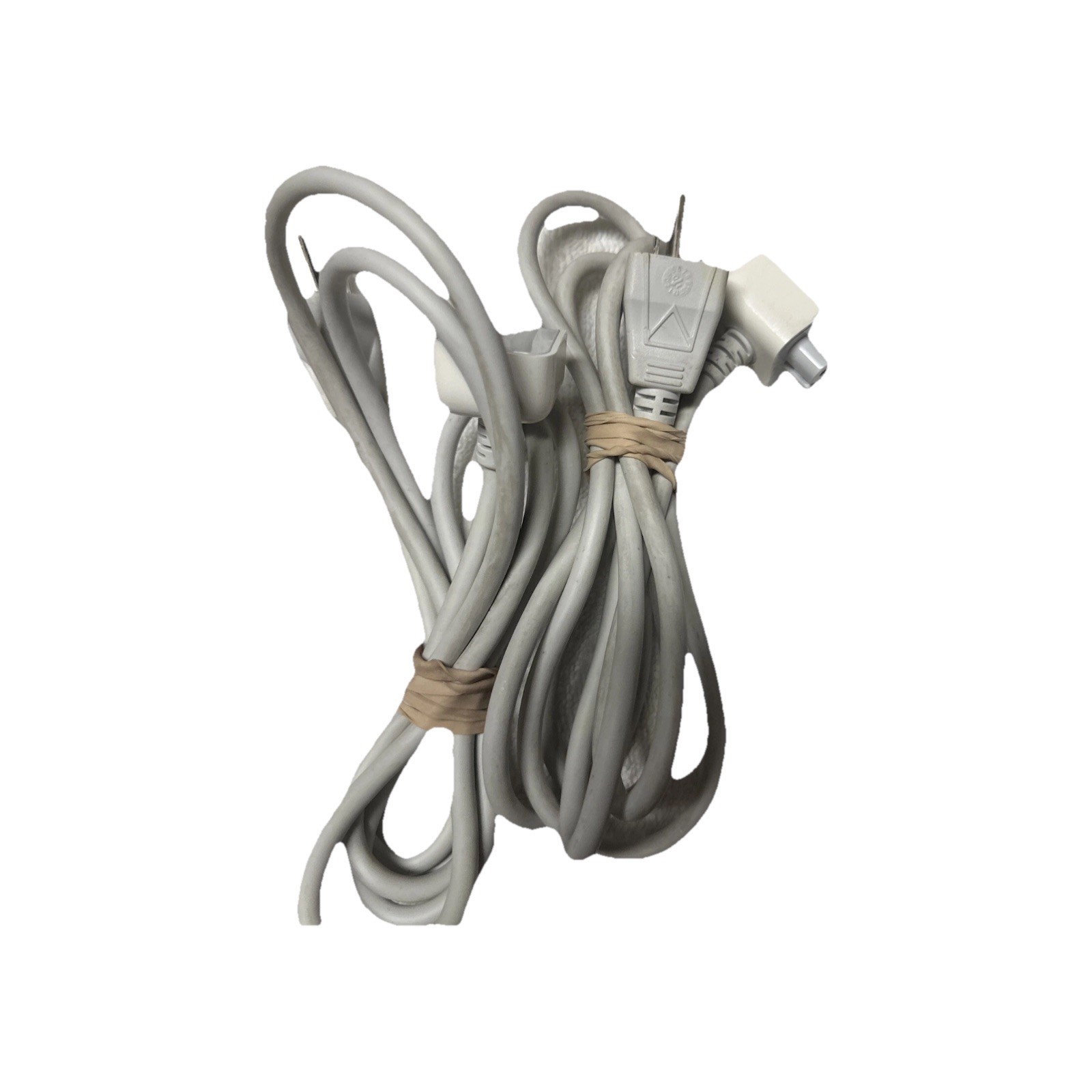 Apple Power Extension Cable 6ft OEM Volex PS204 White (Lot of 2) Genuine