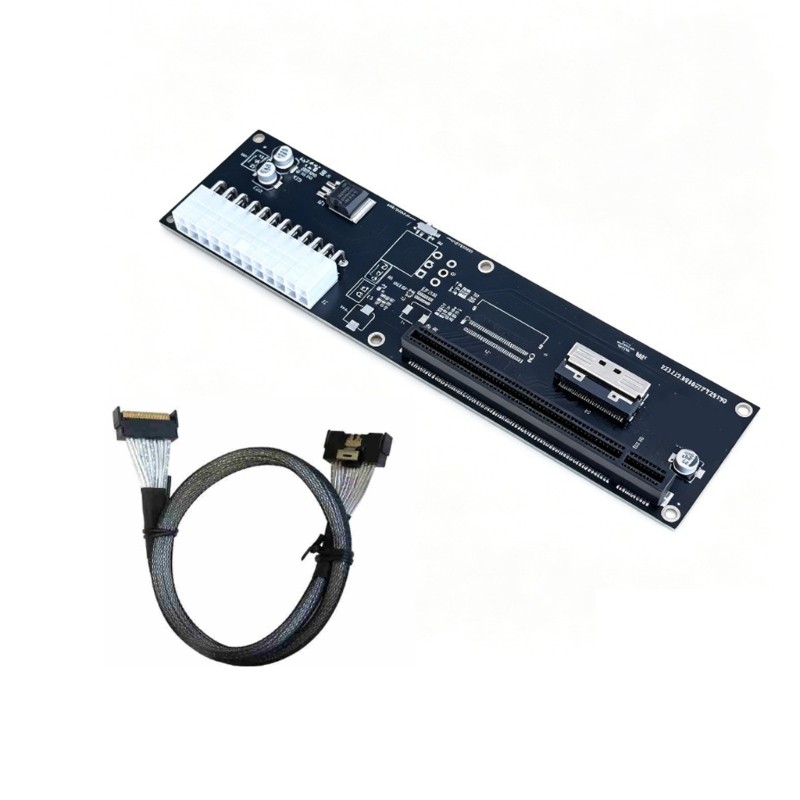 PCIe4.0 5.0 X16 Expansion Card for X8 8I Host Port and Single GPU Use