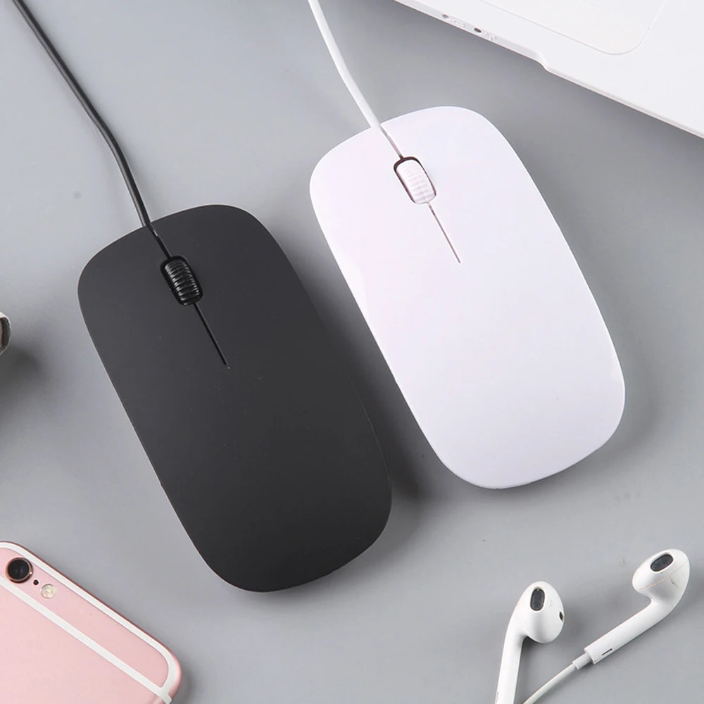 Selling Neutral Wired Mouse 2.4GHZ USB Cable Ergonomic Ultrathin - M015 black