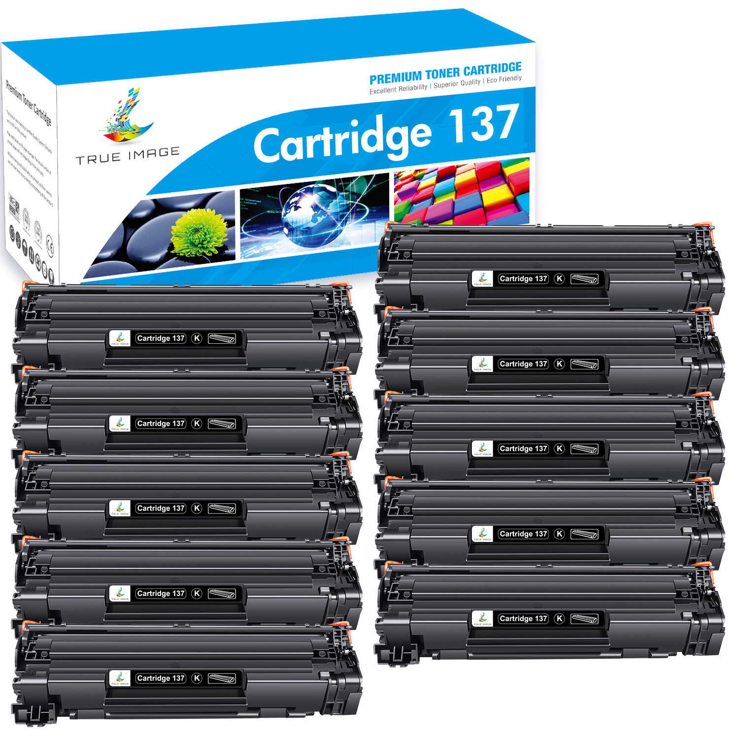 1-20PK CRG137 Toner Cartridge for Canon 137 ImageClass D570 MF249dw MF236n LOT