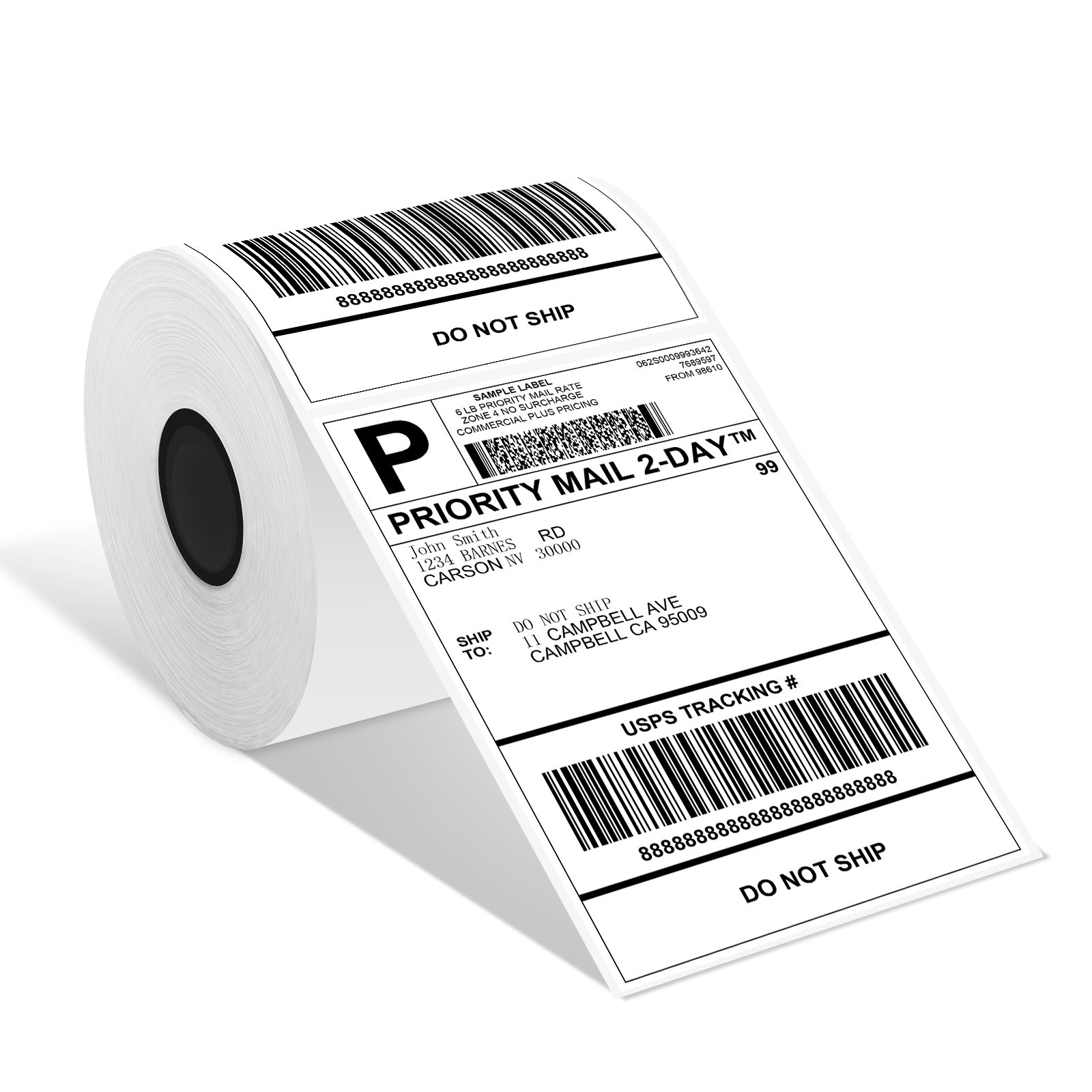 100*150mm 4X6 Thermal Labels for Shipping Label Printer for USPS Fedex UPS