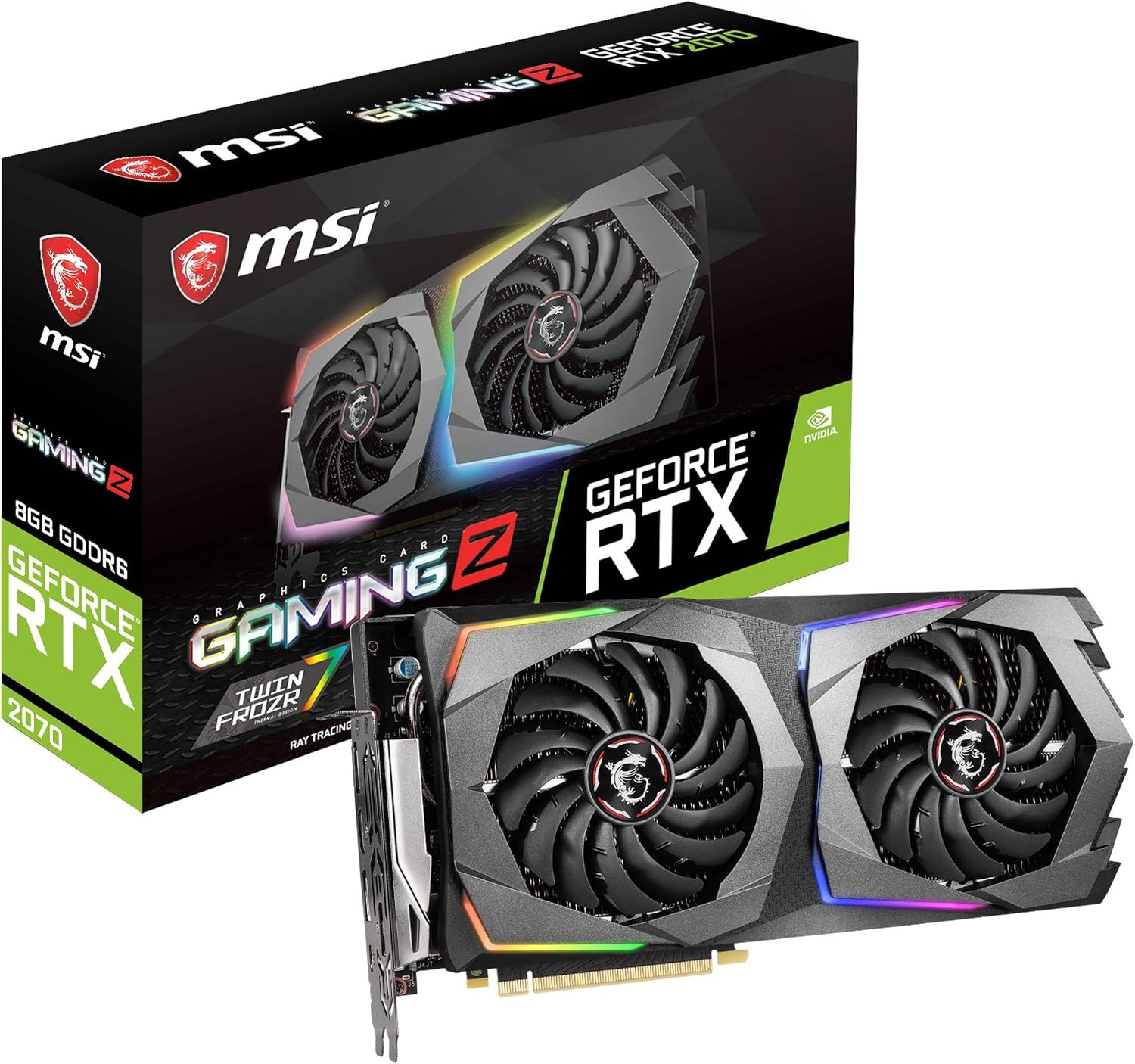 MSI Gaming Z GeForce RTX 2070 8GB GDRR6 Graphics Card (RTX 2070 Gaming Z 8G).