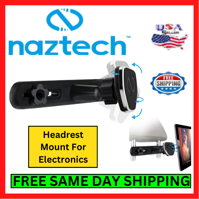 Headrest Tablet Mount For Car Universal Magnetic Holder Stand Adjustable Safe