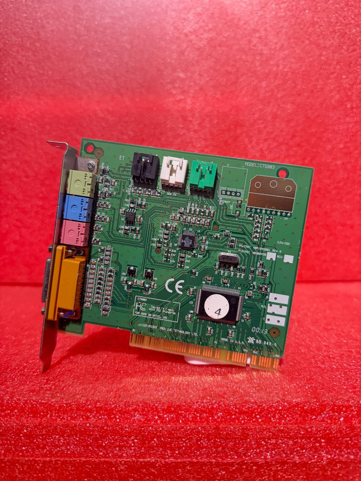 Creative Technology CT5803 Audio PCI Sound Card