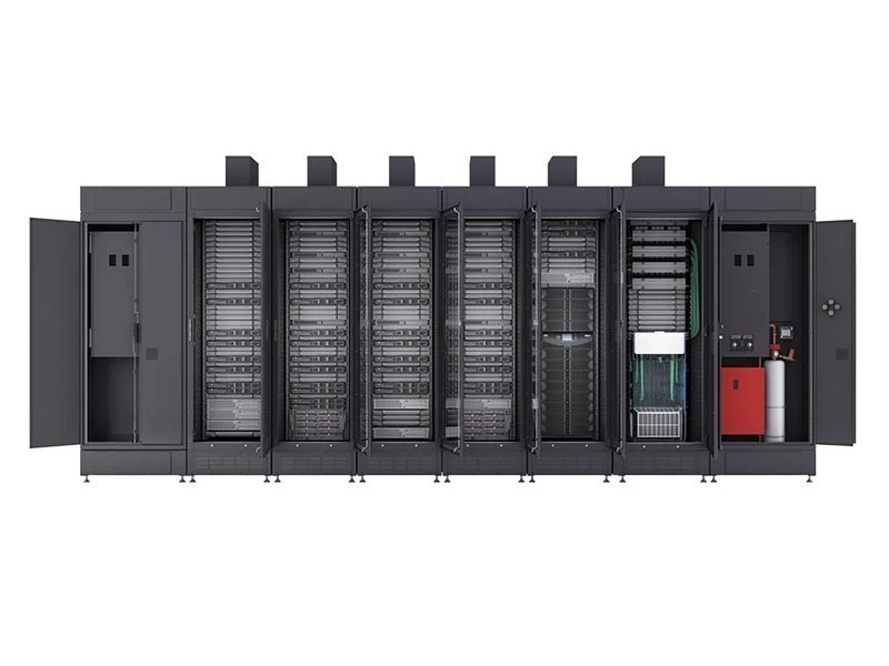 DATA CENTER 10 CABINET  SET Vertiv SmartRow - Integrated Fire Suppression 40KW