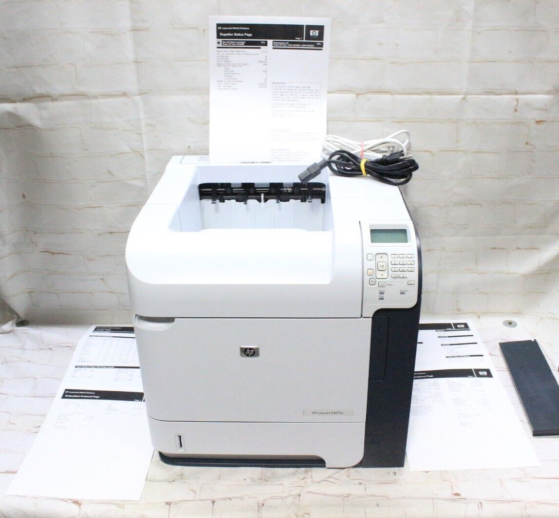 HP LaserJet P4015n Duplex Printer Monochrome with Toner Page Count 51,481 CB509A