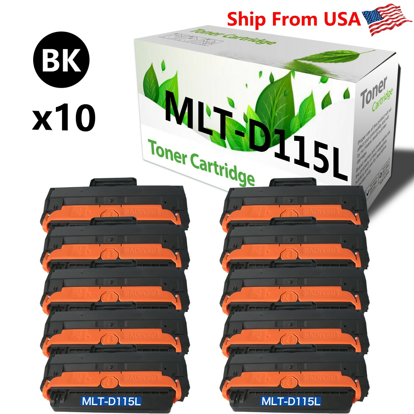 10PK MLT-D115L MLTD115L Toner Cartridge For SL-M2830 SL-M2880FW Printer