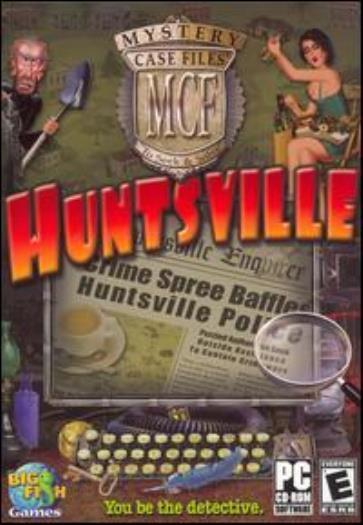 Mystery Case Files Huntsville PC CD hidden object picture town murder crime game