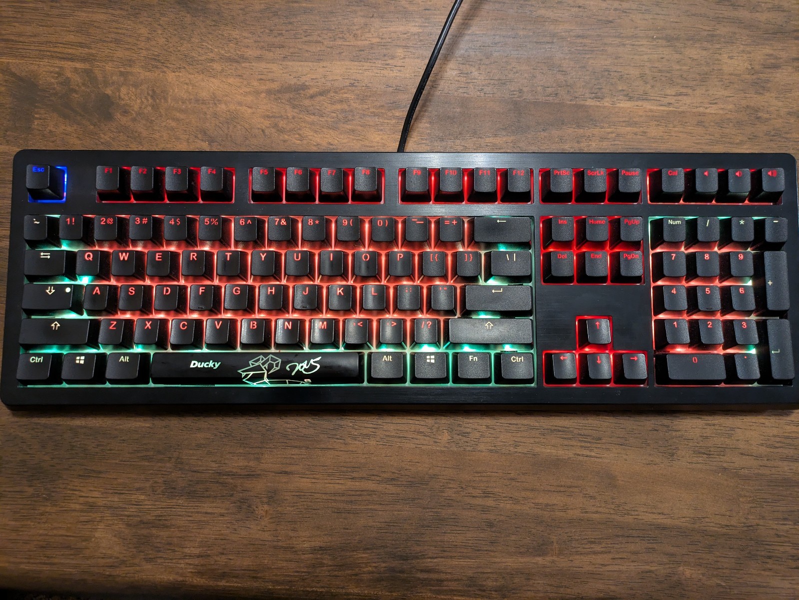 Ducky Shine 5 RGB Mechanical Keyboard ABS Double-Shot Keycaps Cherry MX Brown