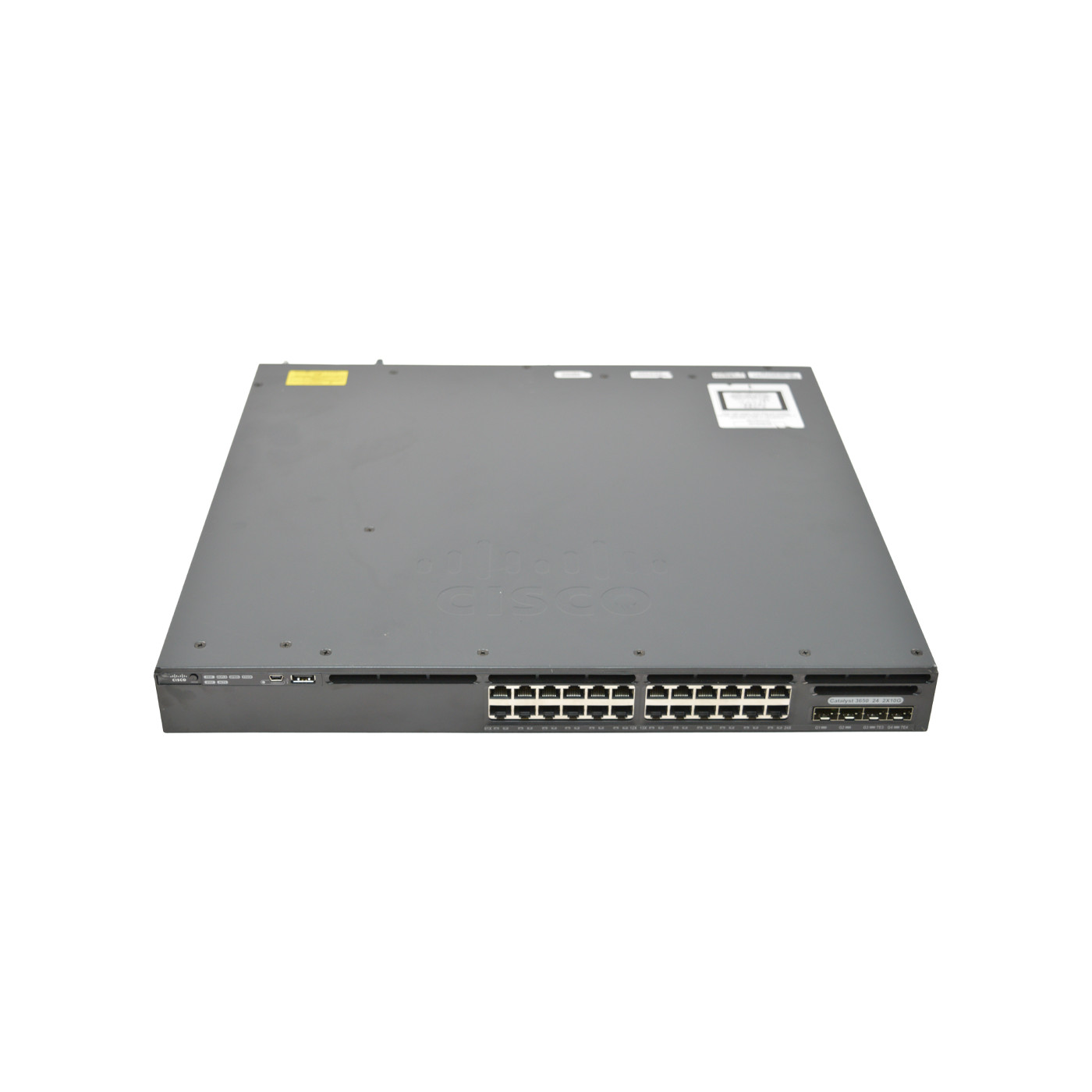Cisco WS-C3650-24TD-L 24-Port GbE 2x 10G Uplinks 1x PWR-C2-250WAC LAN Switch HSS