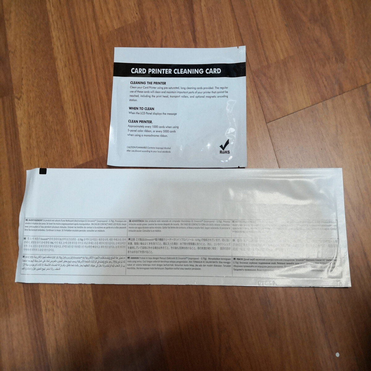 For ZXP 105999-301 Cleaning KIT ID card 105999-302 Printer Lamination