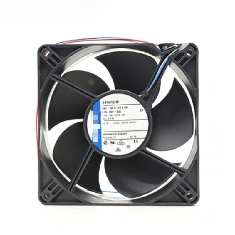 Ebmpapst Fan 4414/12M Axial Fan 24V 0.17A 4.1W 120*120*38mm 3-Wire Cooling Fan