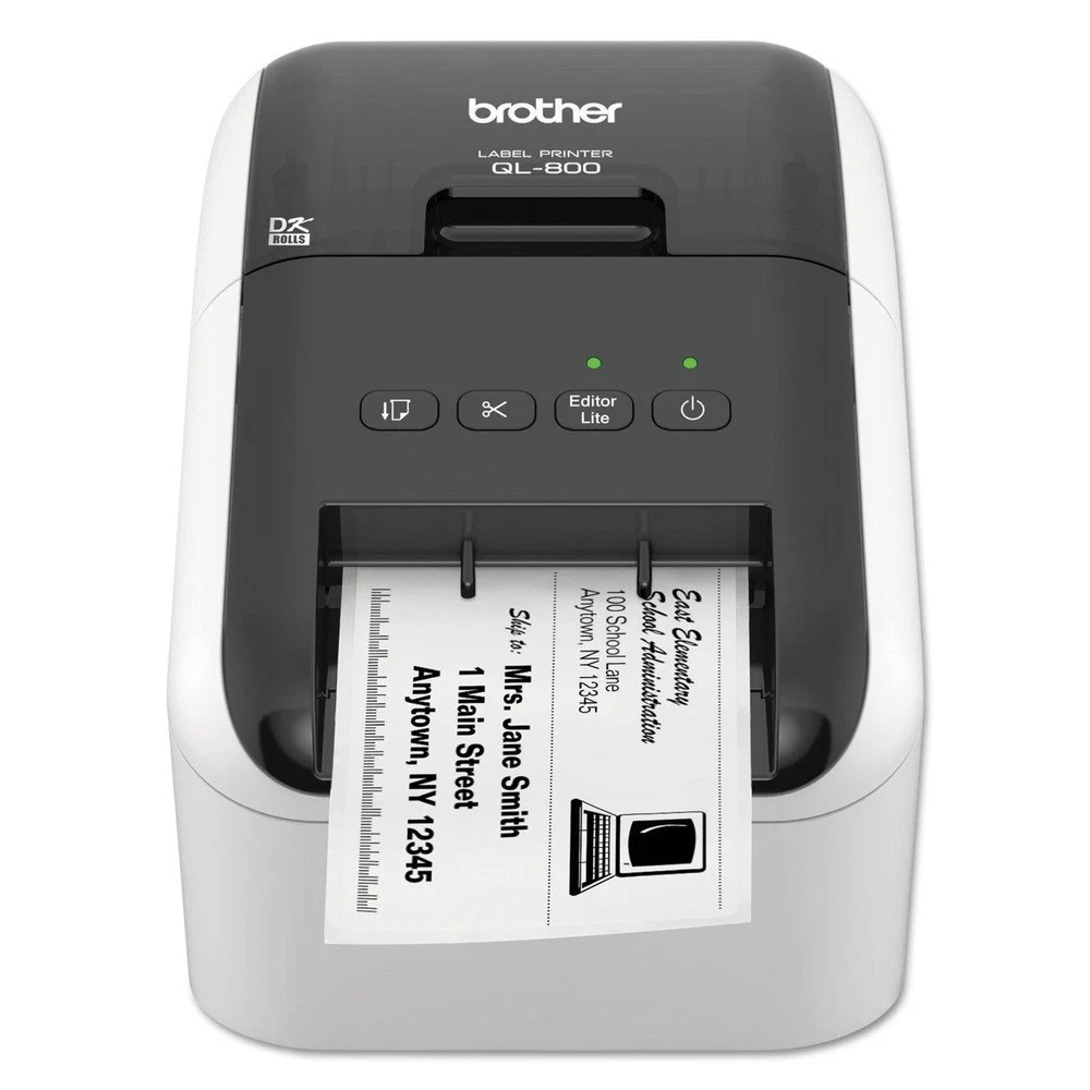 Brother QL800 5"x8.75"x6" 93 Labels/min Print Speed Label Printer NEW IN BOX