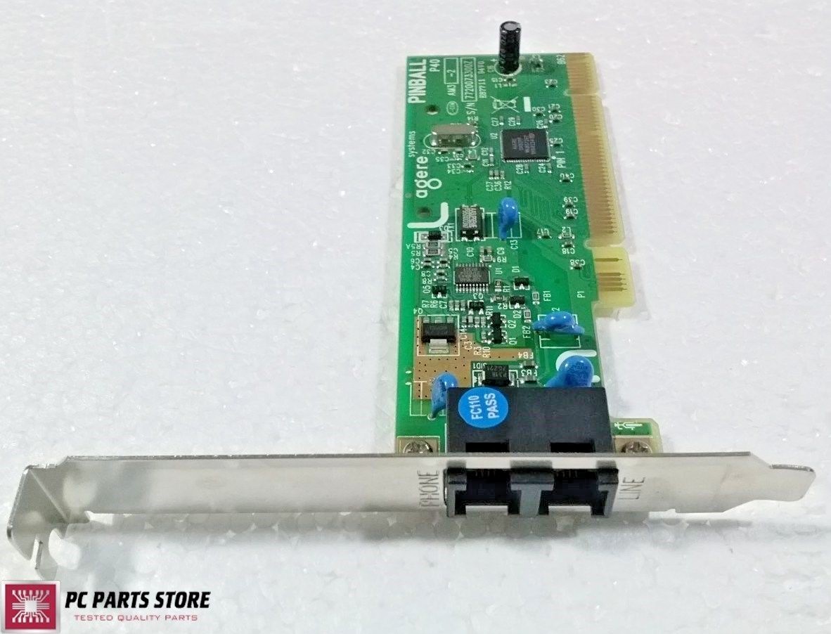 HP Agere Pinball P40 5188-4128 Desktop Internal PCI Fax/Modem AGSMD01BPINBALL