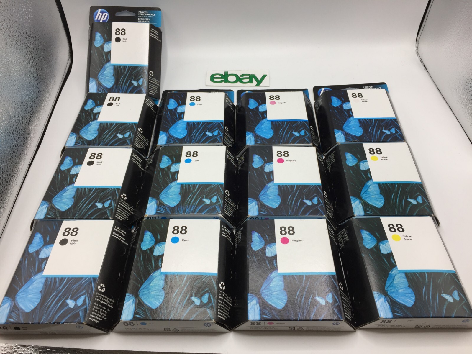 Genuine HP 88 Bundle B/C/Y/M Exp 2018 & 2020 Qty.13 [SEE DESC] FREE S/H