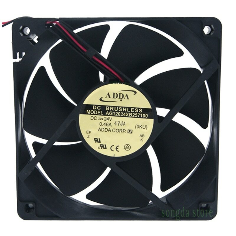 ADDA AG12024XB257100 12025 12CM 24V 0.46A Electric welder cooling fan