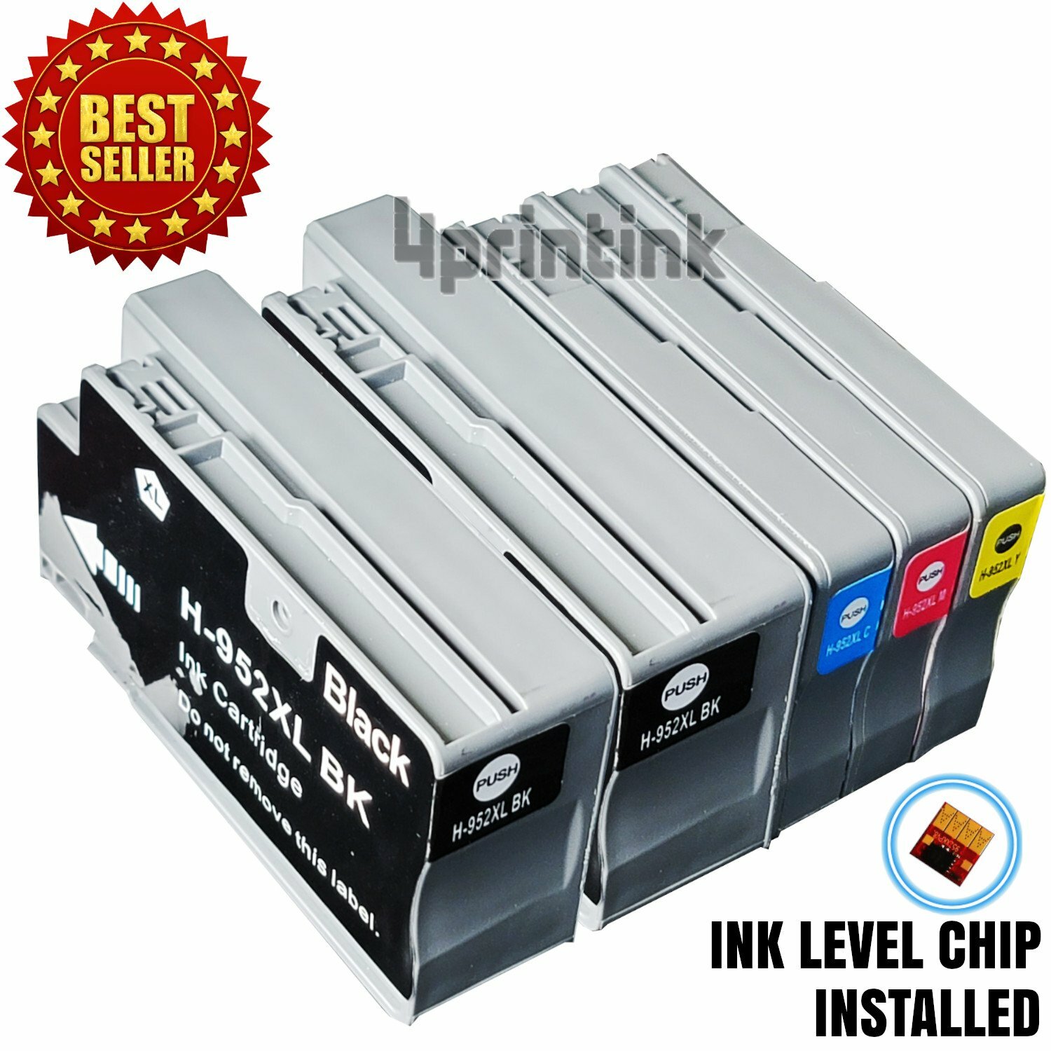 5pk 952XL Ink Cartridges For HP 952 OfficeJet Pro 7740 8210 8216 8218 8710 8746