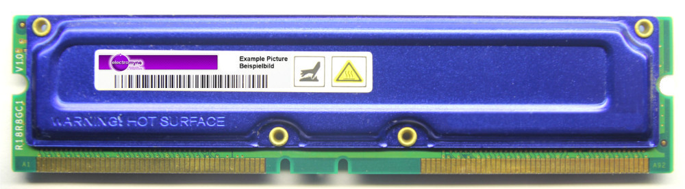 256MB Samsung Non-ECC RDRAM PC600-53 KMMR16R8GAC1-RG6 RIMM Rambus Memory Module