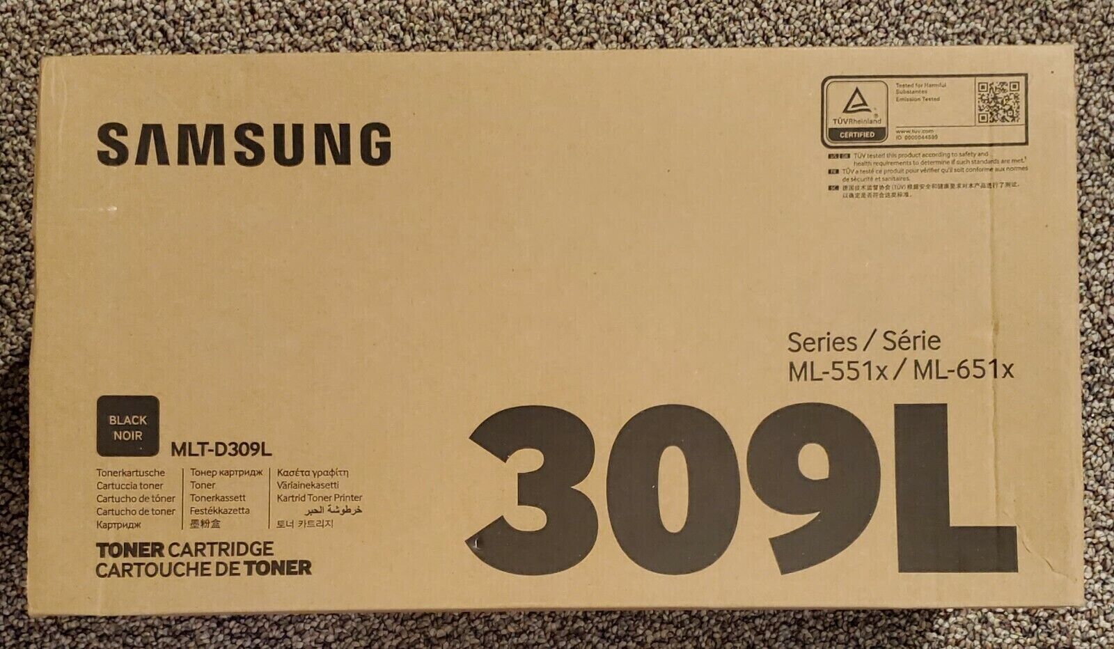 New Sealed Genuine Samsung 309L MLT-D309L  Toner Cartridge - OEM High Yield