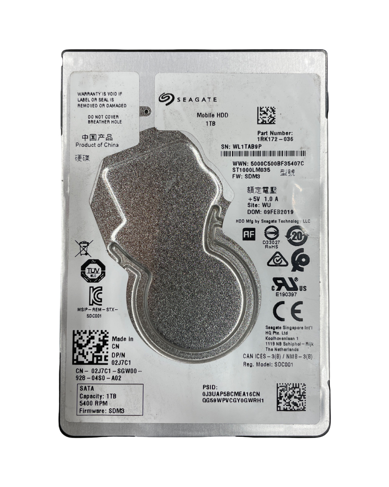 Seagate ST1000LM035 1TB 2.5" Hard Drive #21
