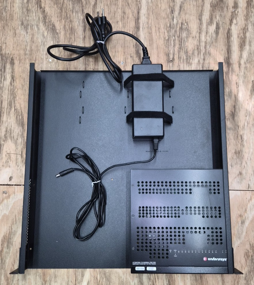 Enterasys Extreme Networks D2G124-12P Switch 12 Port Mount Kit Rack Power Supply