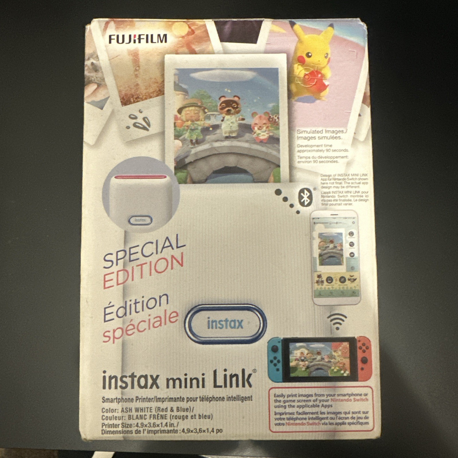 Fujifilm Instax Mini Link for Nintendo Switch Smartphone Printer Special Edition