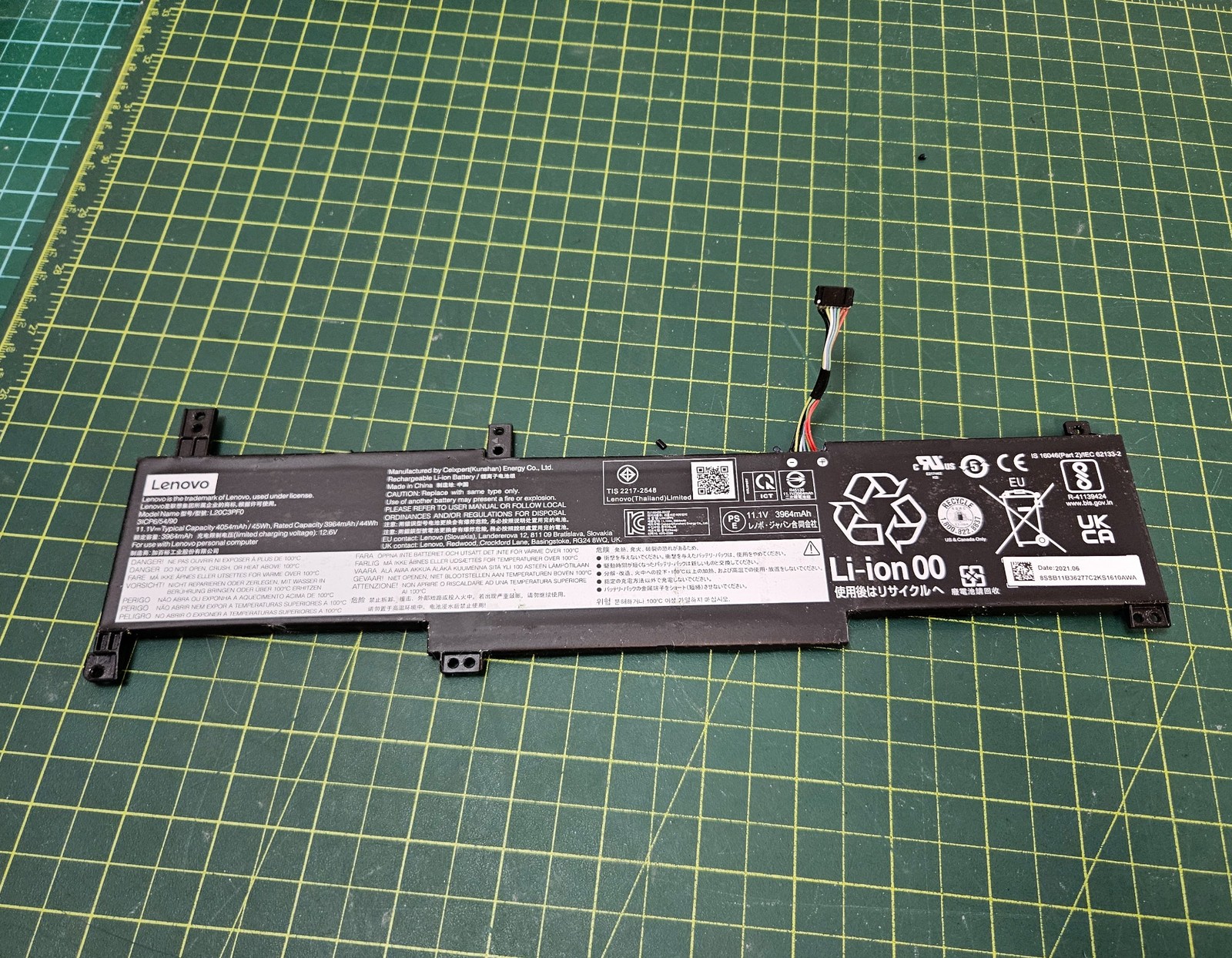 LOT of 5 Genuine Lenovo IdeaPad 3 15ITL6 K14 Gen 1 Battery 11.1V 45Wh L20C3PF0