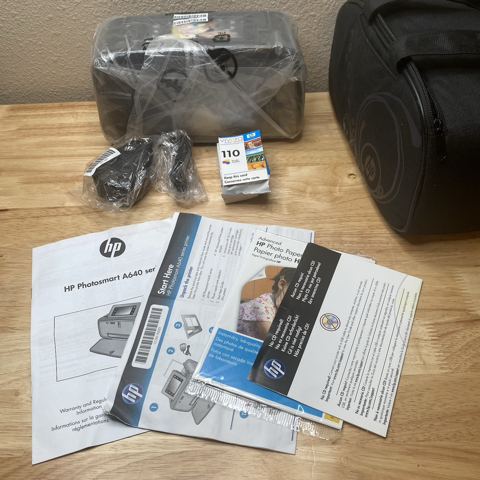 HP Photosmart A646 Bluetooth 5x7" Printer Digital Compact Photo Inkjet Portable