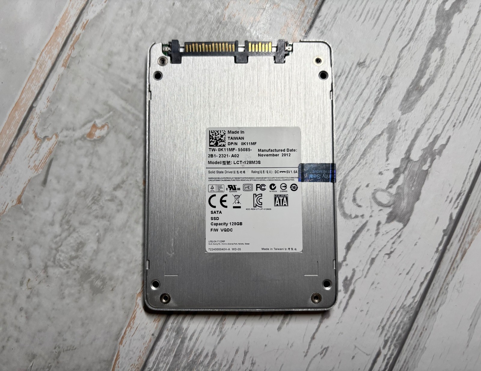 Dell OEM 128GB 2.5" SATA III 7mm MLC SSD Lite-On LCT-128M3S 0K11MF Tested