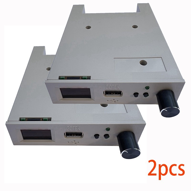 2PCS Gotek Floppy Drive Emulator SFR1M44-U100LQD-435 Encoder OLED FlashFloppy
