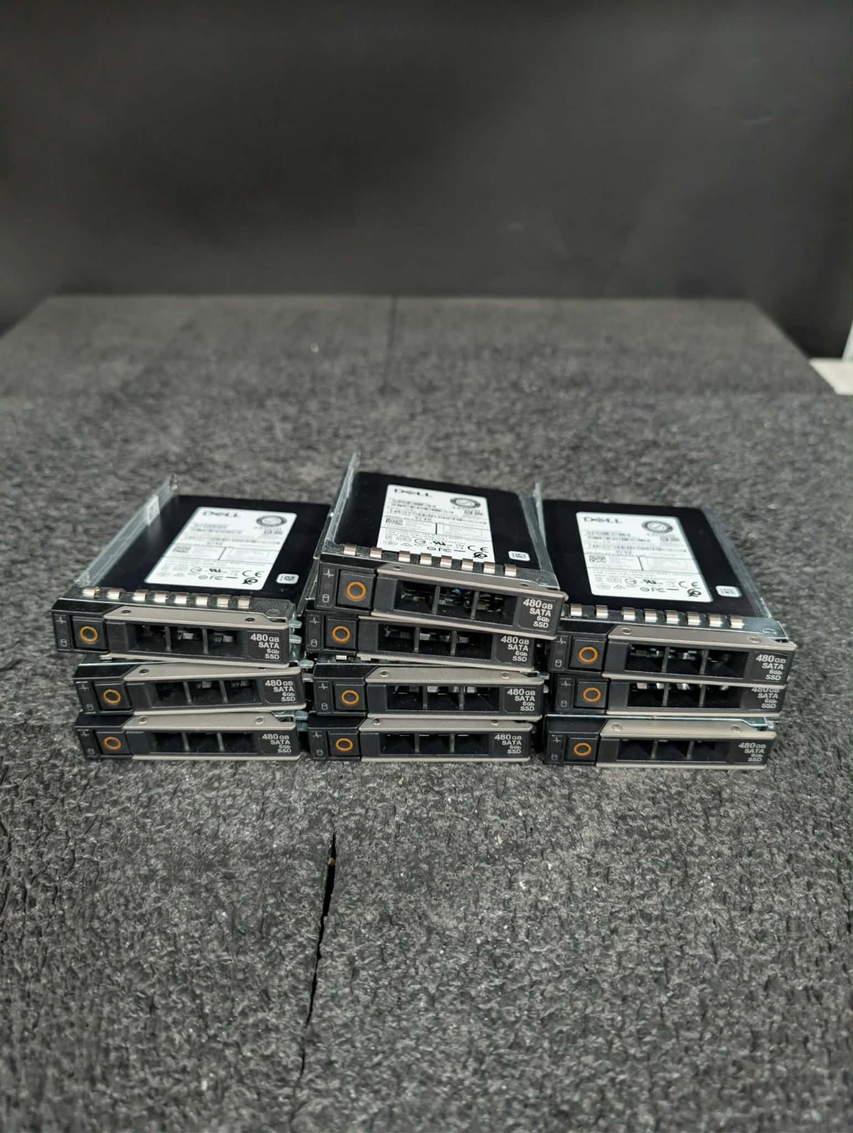 Lot of 10 Dell D35F3 MTFDDAK480TDN 480GB 6Gbps 3D TLC 512e SATA 2.5" SSD